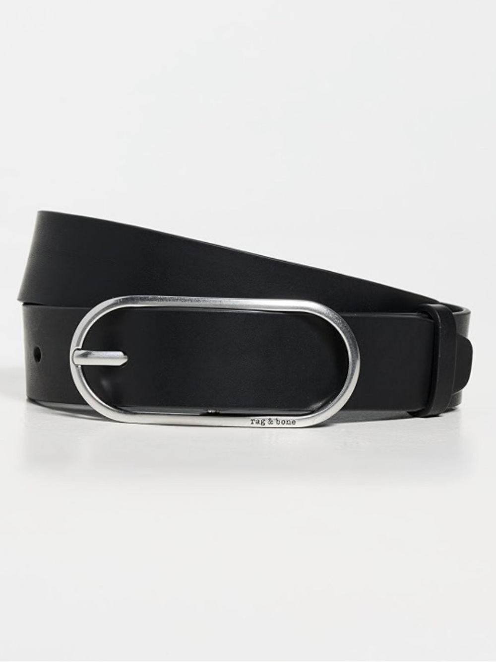 NEW Rag & Bone Rounded Rebound Leather Belt - L - Picture 3 of 7
